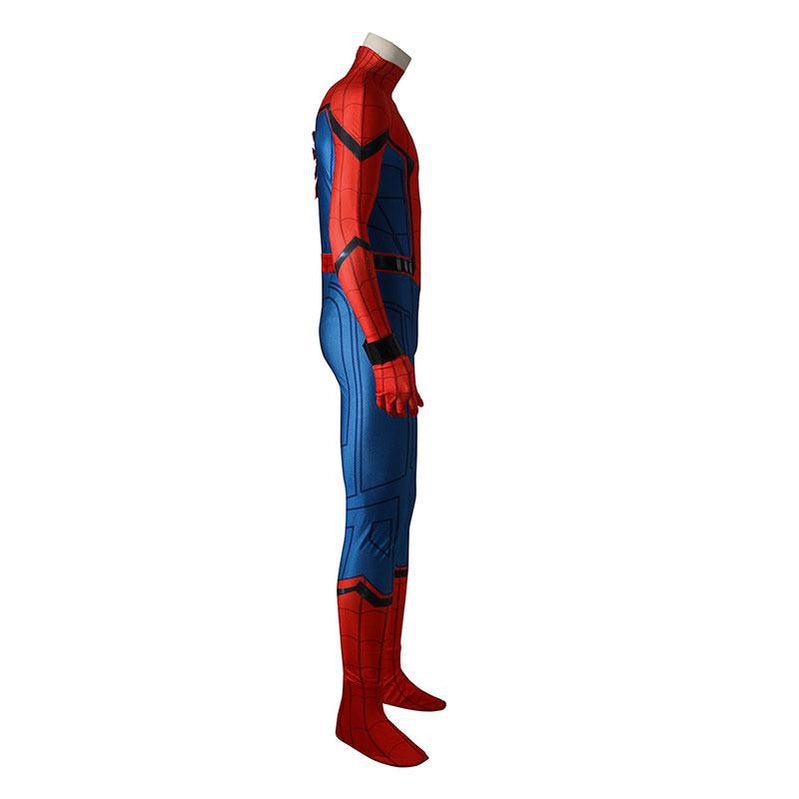 Spider-Man Homecoming Peter Parker Jumpsuit with Bracers Cosplay Costume