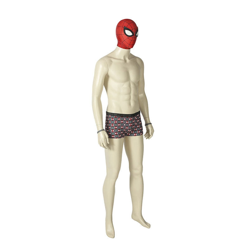 Spider-Man PS4 Peter Parker Undies Shorts and Wristband Cosplay Costume