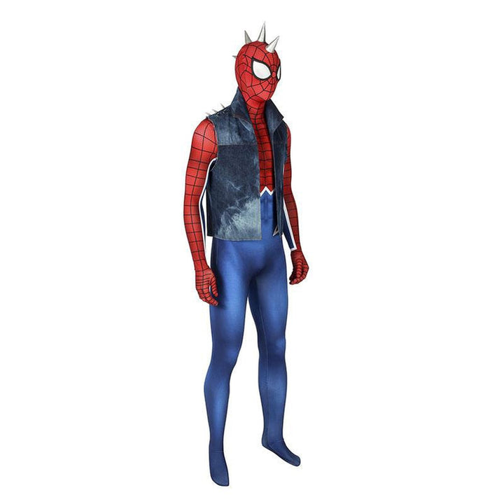 Spider-Man PS4 Peter Parker Jumpsuit Punk Jacket Cosplay Costume