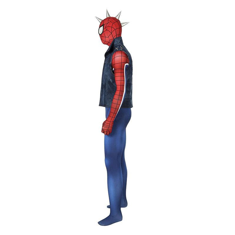 Spider-Man PS4 Peter Parker Jumpsuit Punk Jacket Cosplay Costume