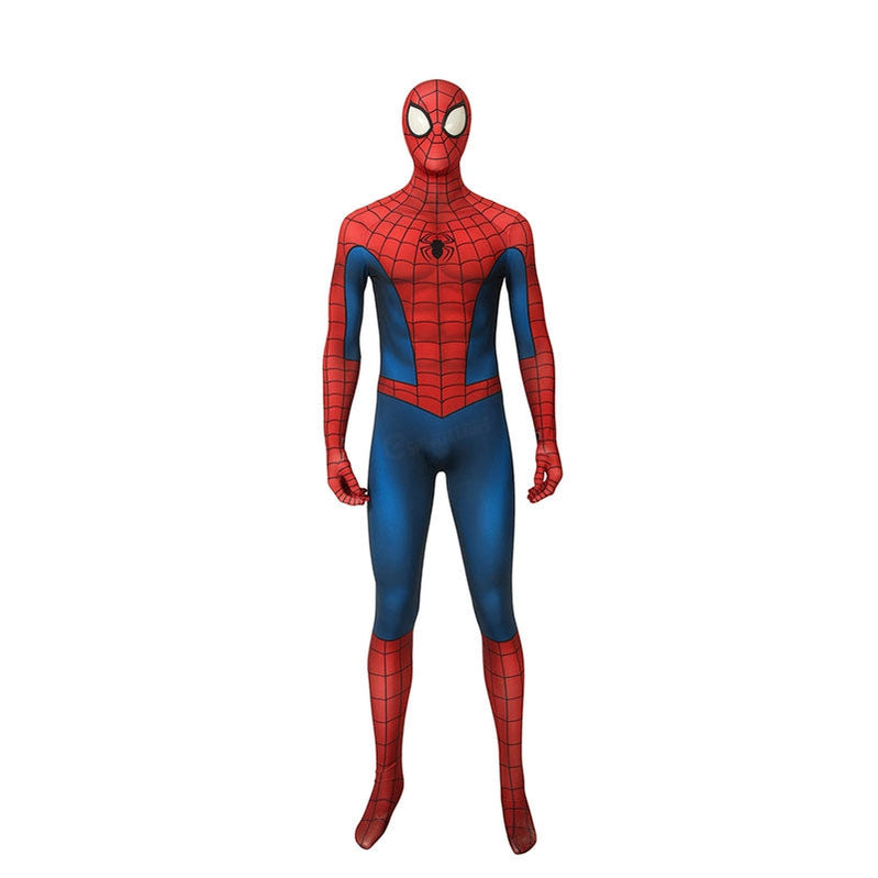 Spider-Man Elastic Force Jumpsuit Cosplay Costume with Headgear