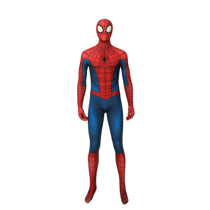 Spider-Man Elastic Force Jumpsuit Cosplay Costume with Headgear