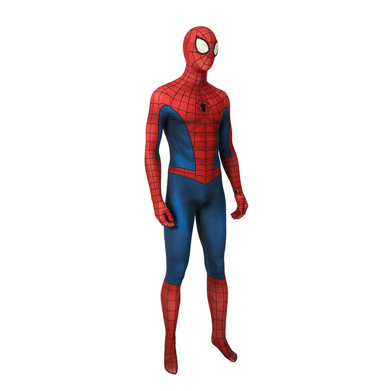 Spider-Man Elastic Force Jumpsuit Cosplay Costume with Headgear