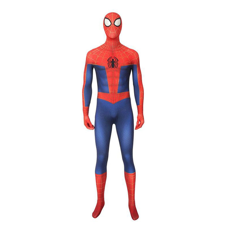 Spider-Man Into the Spider-Verse Peter Parker Headgear Jumpsuit Costume