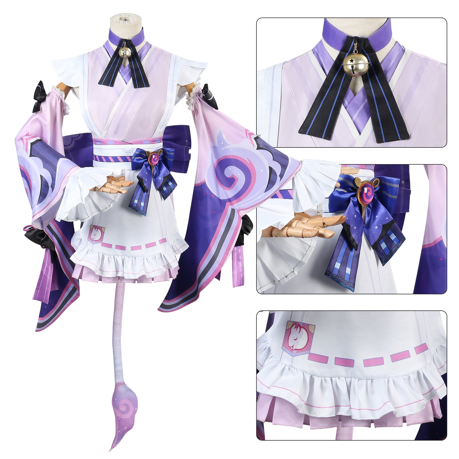 Genshin Impact Liyue Yumemizuki Mizuki Fullset Cosplay Costumes