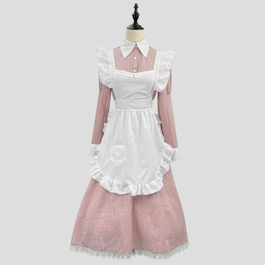 Traditional Britain Long Maid Outfit Plus Dress Cosplay Costume
