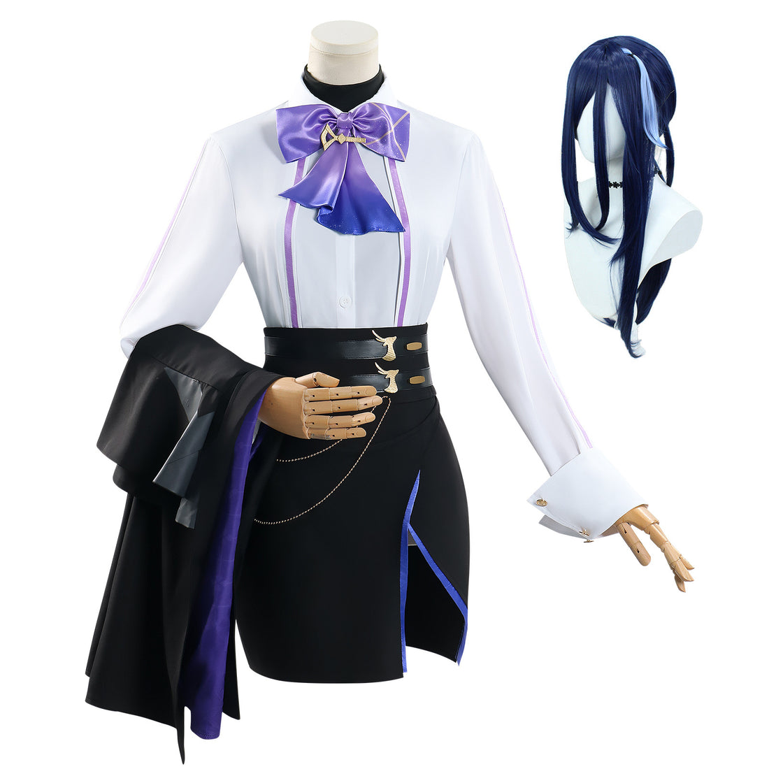 Game Genshin Impact Clorinde X Luckin Coffee Cosplay Costumes