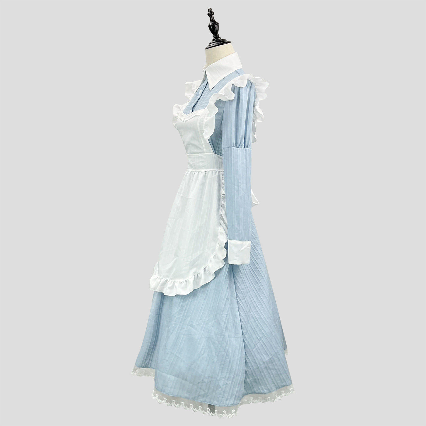 Traditional Britain Long Maid Outfit Plus Dress Cosplay Costume
