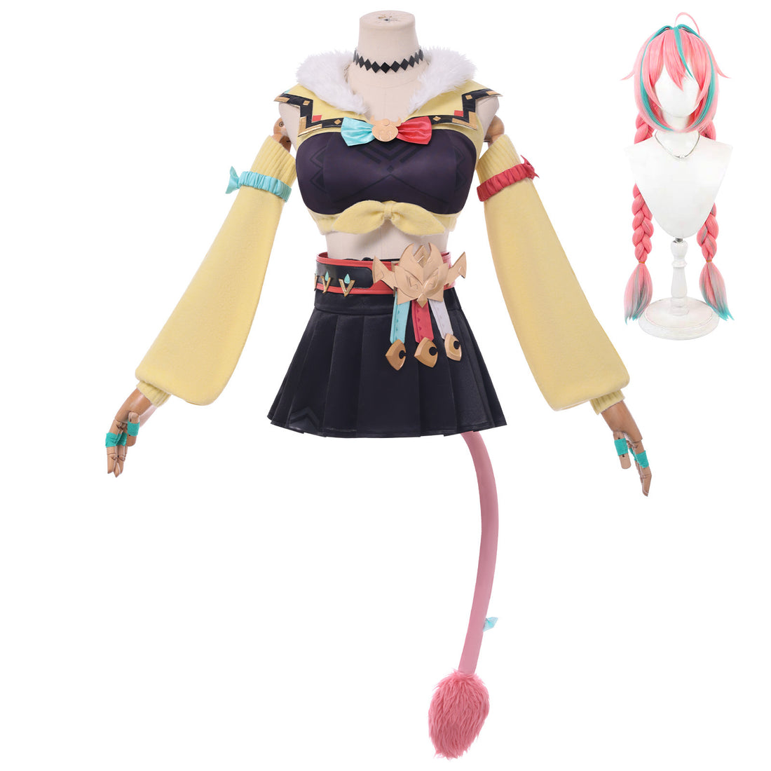 Genshin Impact Varesa Shirt Skirt Tail Fullset Cosplay Costumes