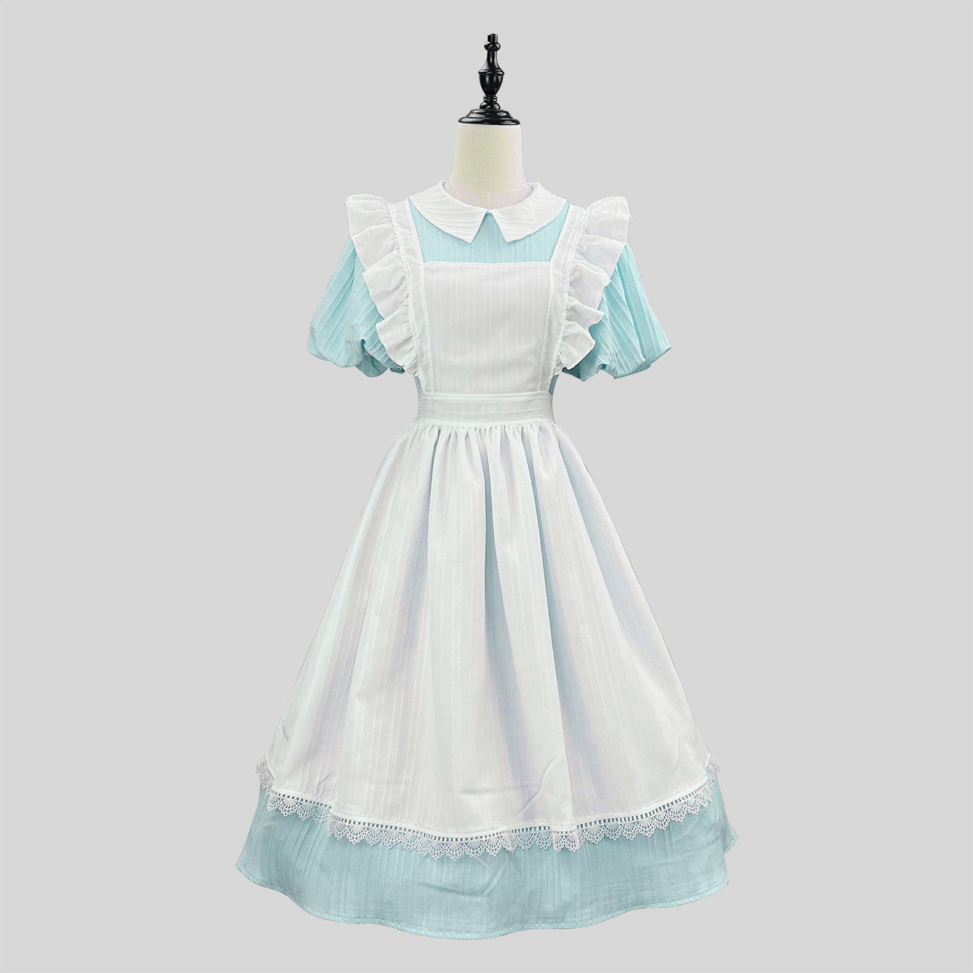 Classic Maid Outfit Long Dress Plus Size Crossdress Cosplay Costume