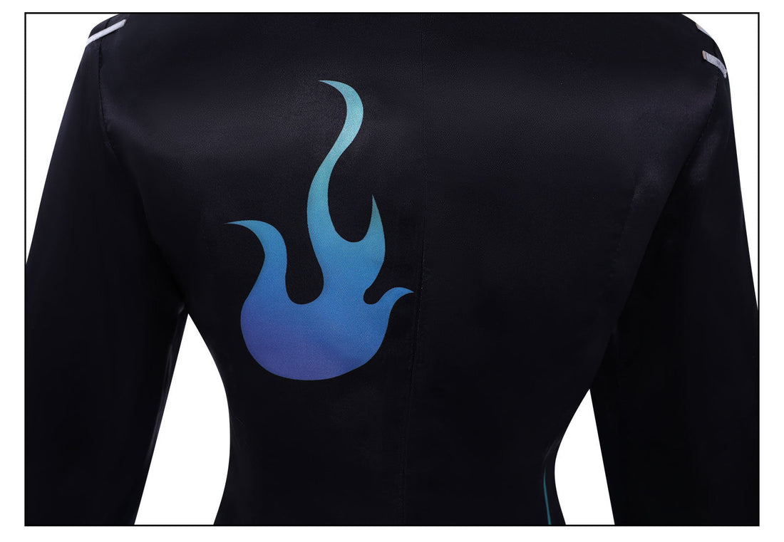 Identity V Antiquarian Qi Shiyi Blue Flame Cheongsam Cosplay Costumes