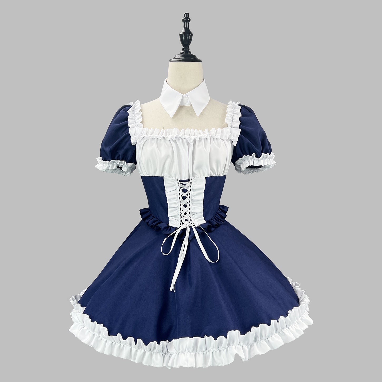 Classic Short Sleeves Maid Outfit Plus Lolita Cosplay Costume