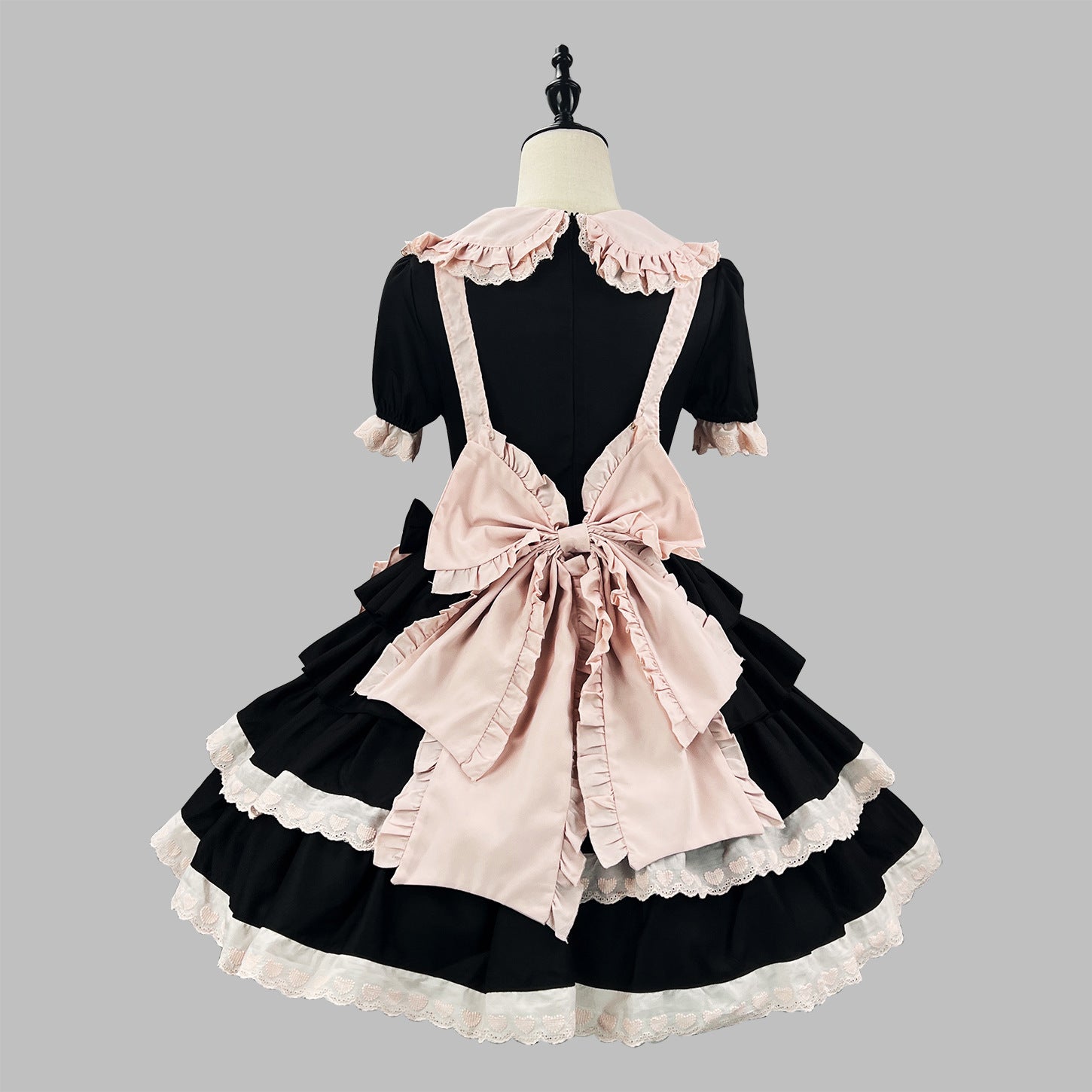 Sweet Princess Bow Maid Outfit Plus Lolita Dress Cosplay Costume
