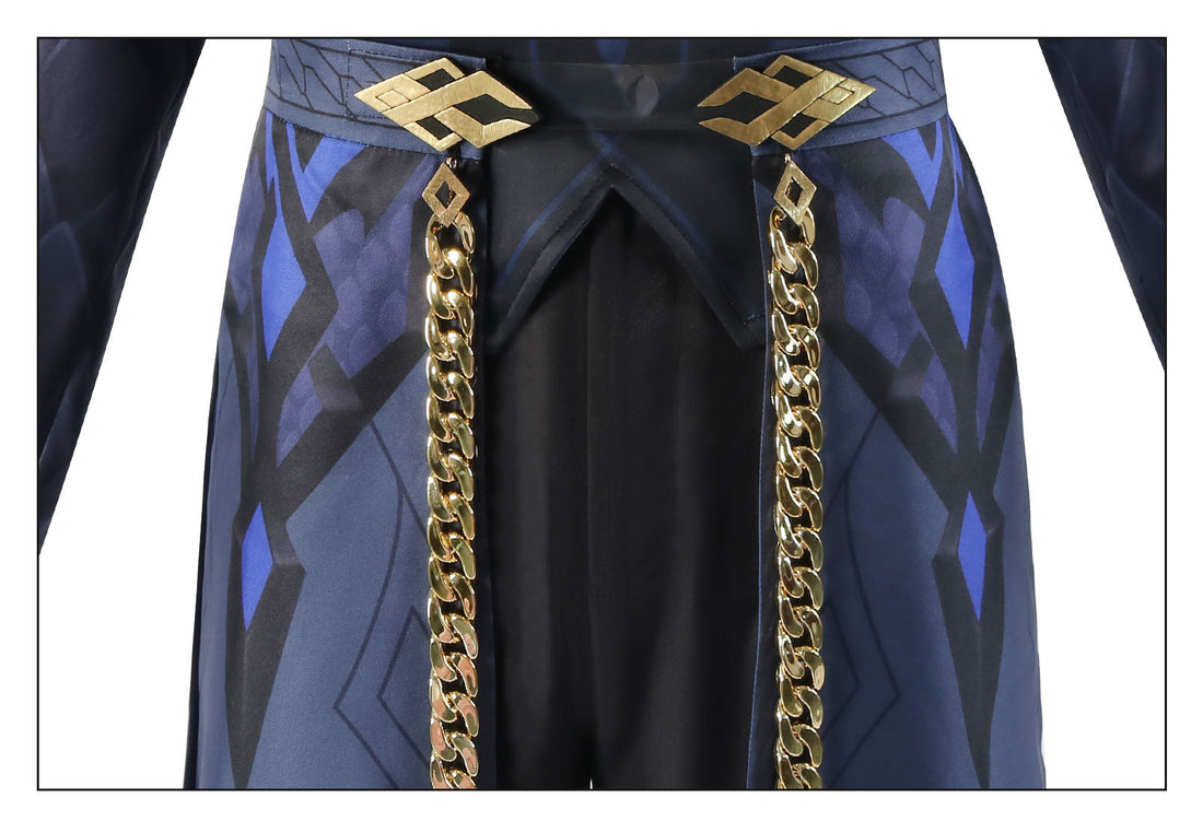 Game Genshin Impact Fatui The Captain Capitano Cosplay Costumes