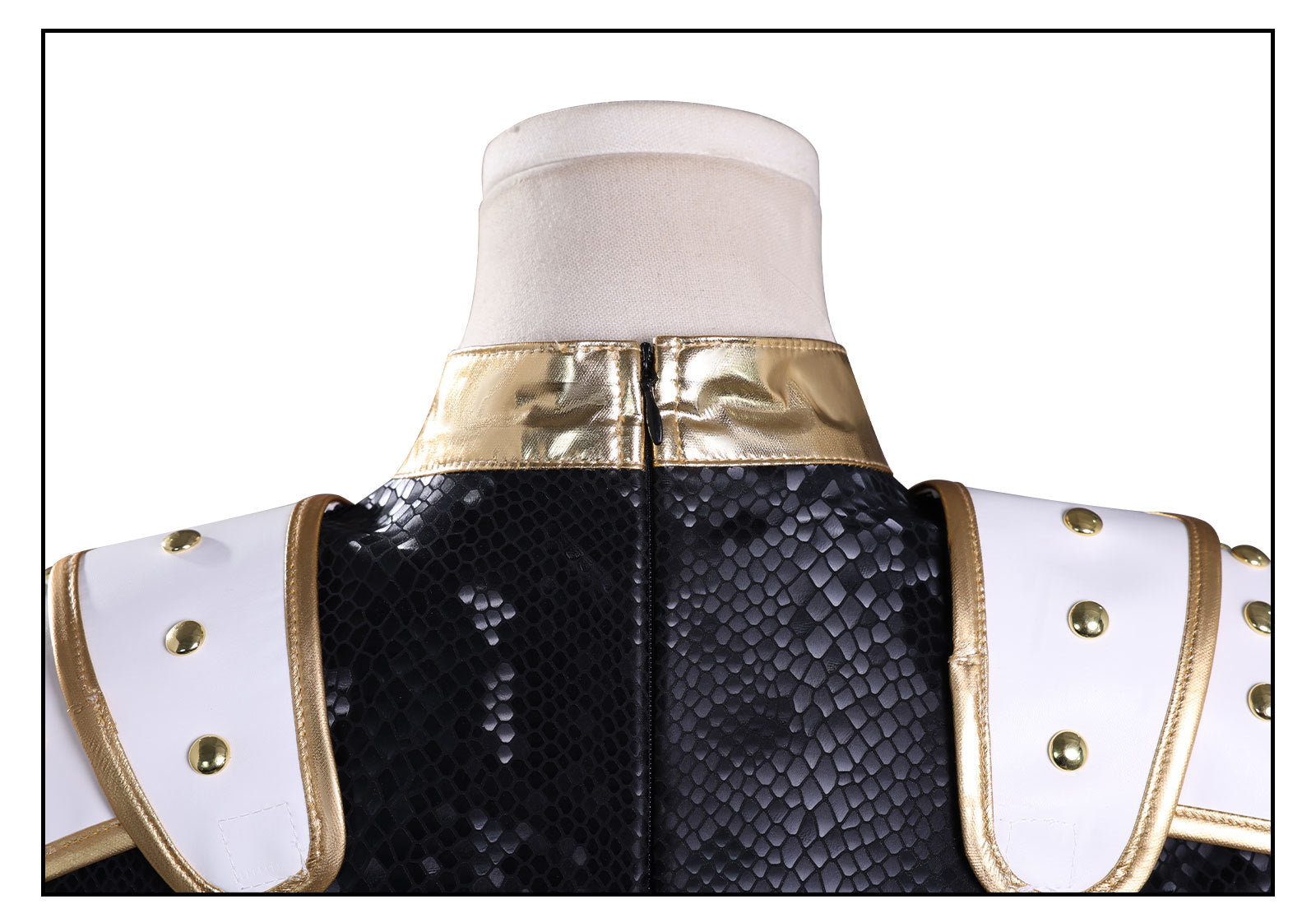 KPop Demon Hunters Zoey Black Gold Outfit Adult Kids Cosplay Costumes