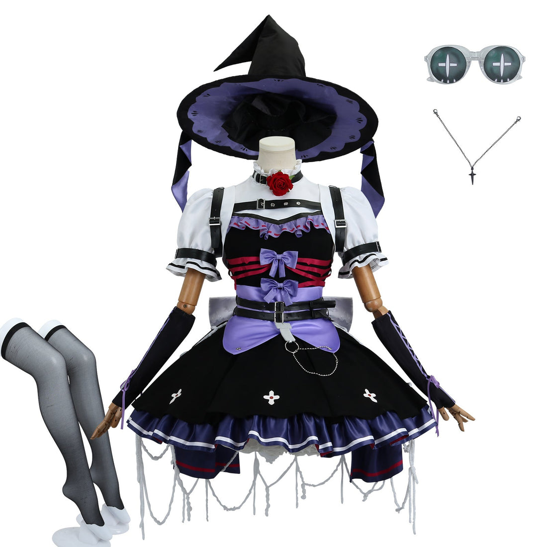 Identity V Gardener Emma Woods Halloween Purple Cosplay Costumes