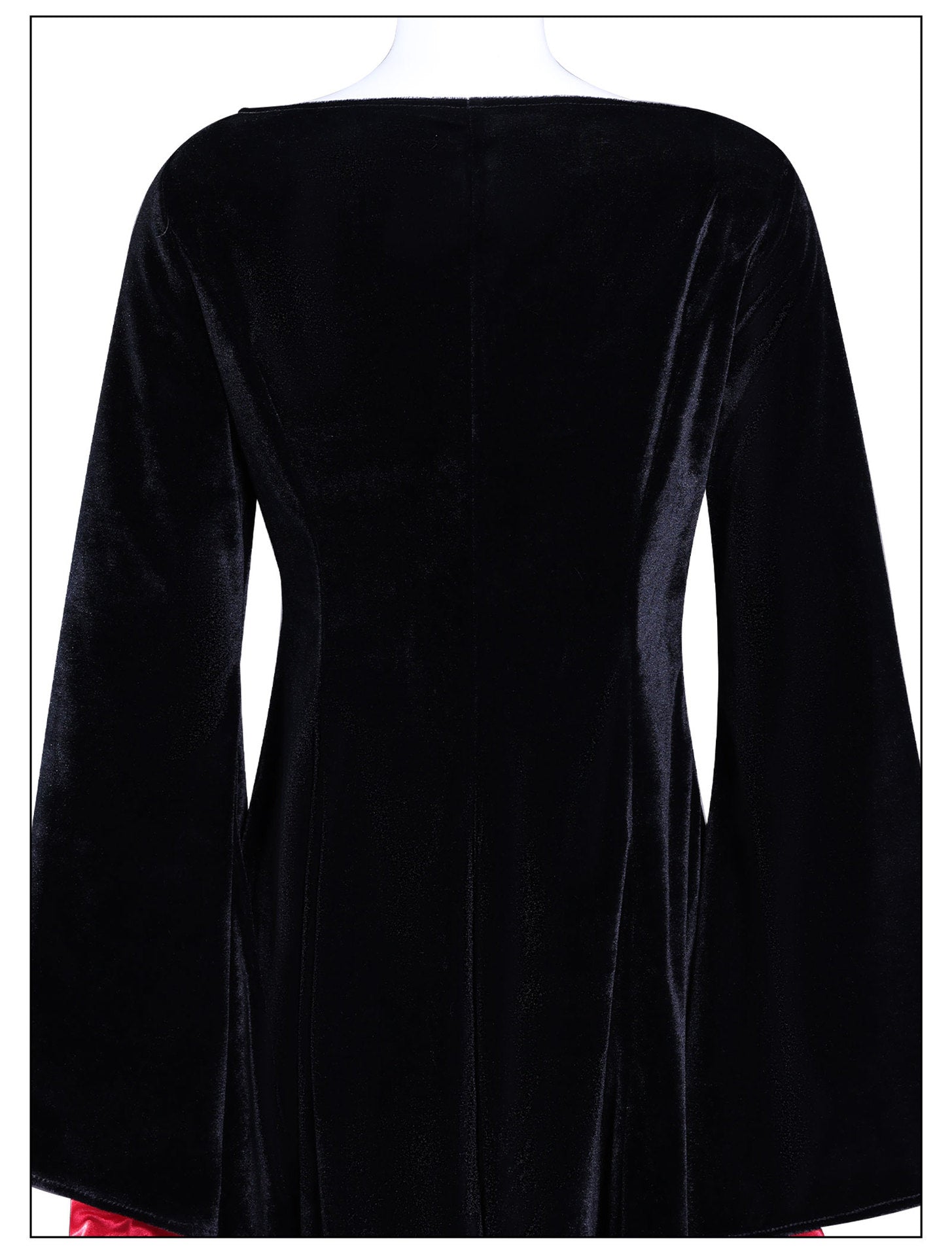 Wednesday 2 Mother Morticia Addams Black Dress Cosplay Costumes