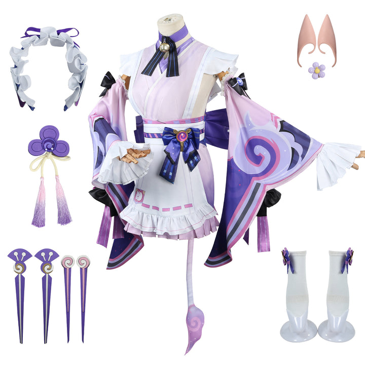 Genshin Impact Liyue Yumemizuki Mizuki Fullset Cosplay Costumes