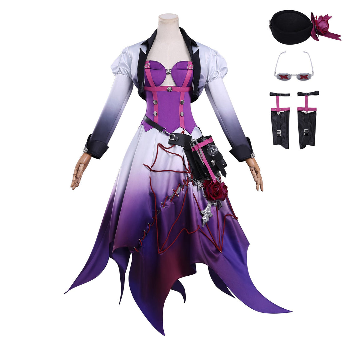 Game Identity V Silver Antimony Doctor Emily Dyer Cosplay Costumes