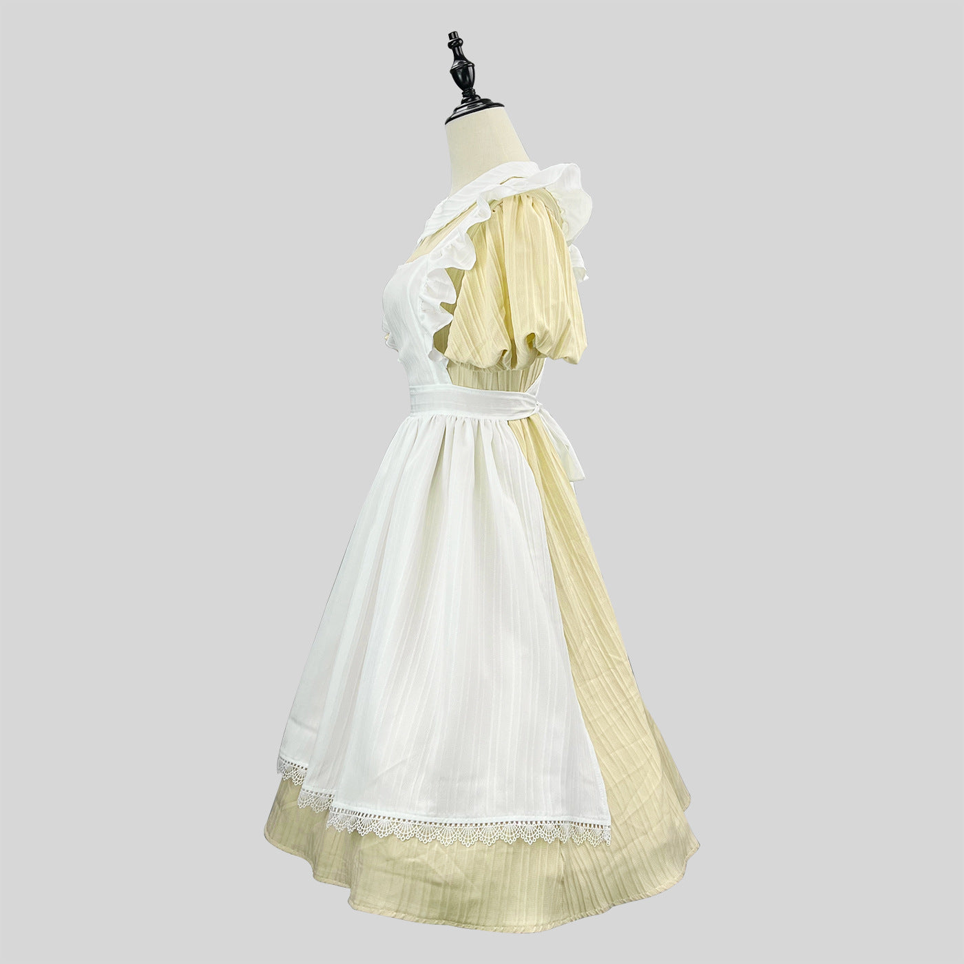 Classic Maid Outfit Long Dress Plus Size Crossdress Cosplay Costume