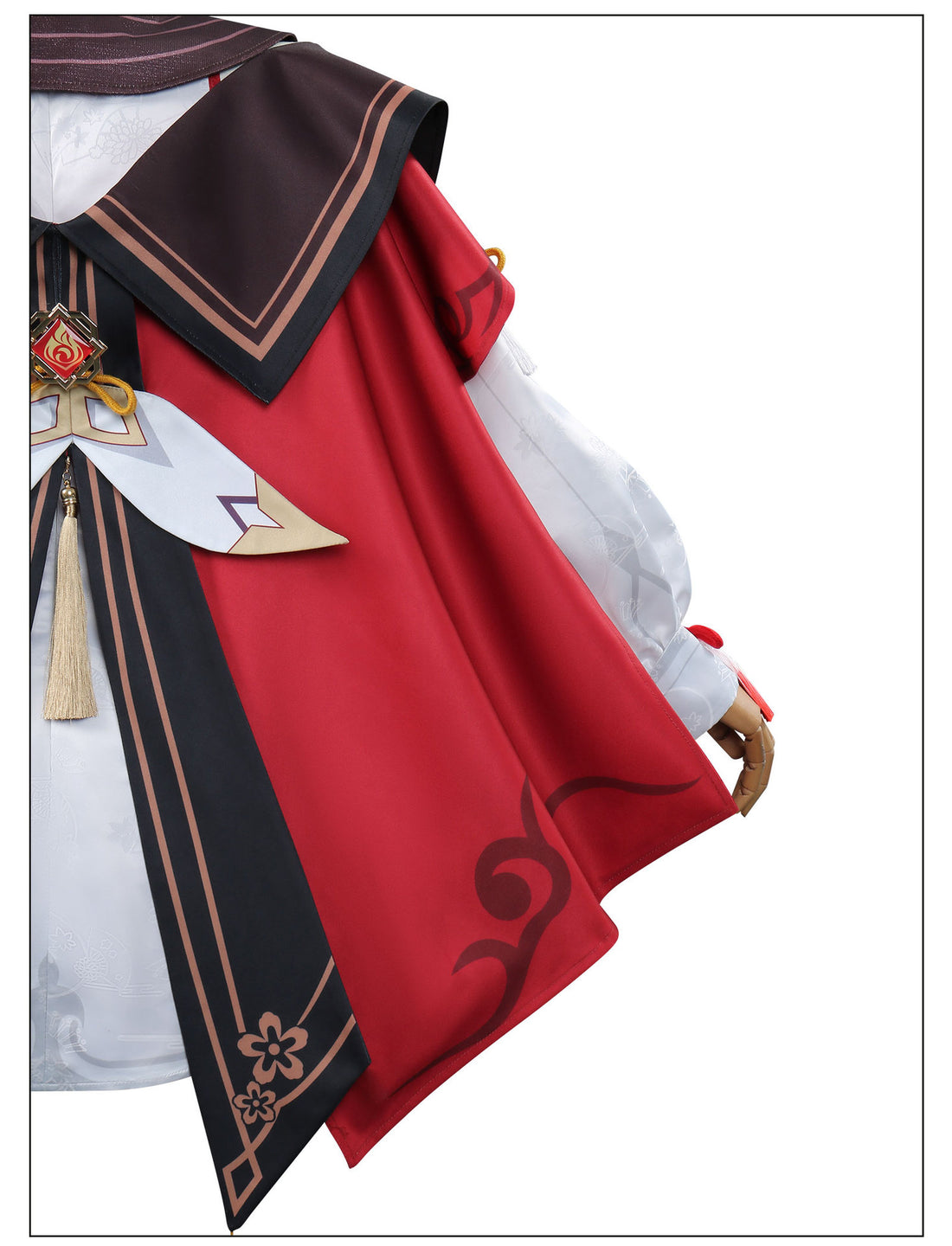 Genshin Impact Lantern Rite Hu Tao Crimson Snow Cosplay Costumes