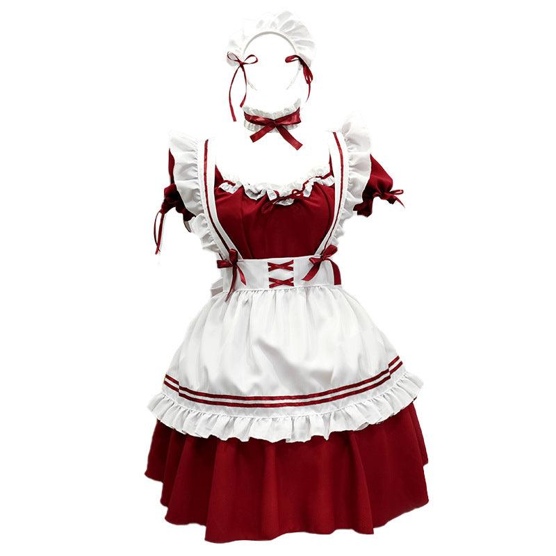 Miracle Nikki Pink Maid Outfit Fancy Dress Anime Cosplay Costume
