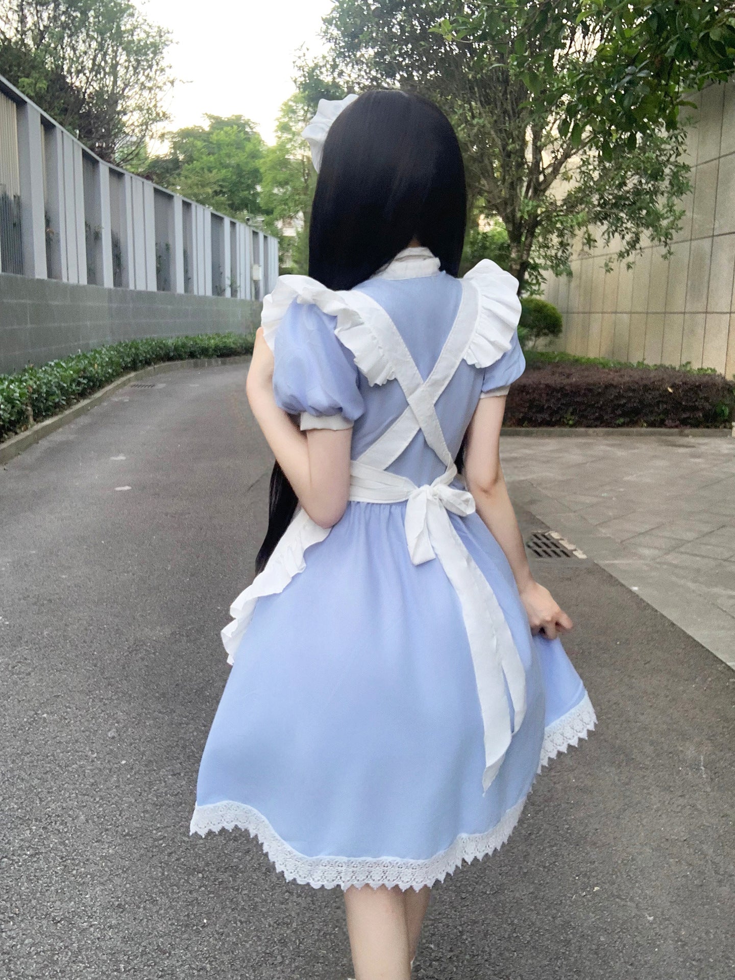 Queen Crown British Maid Outfit Long Dress Plus Cosplay Costume
