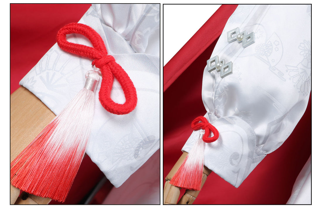 Genshin Impact Lantern Rite Hu Tao Crimson Snow Cosplay Costumes