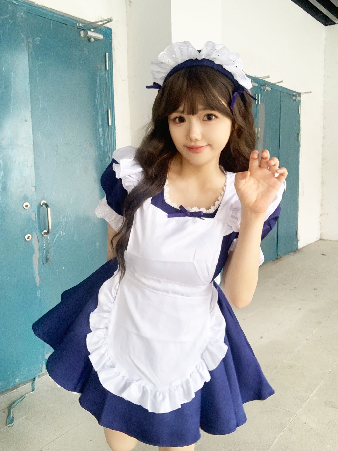 Alice Classic Angel Lolita Dress Maid Outfit Cosplay Costume