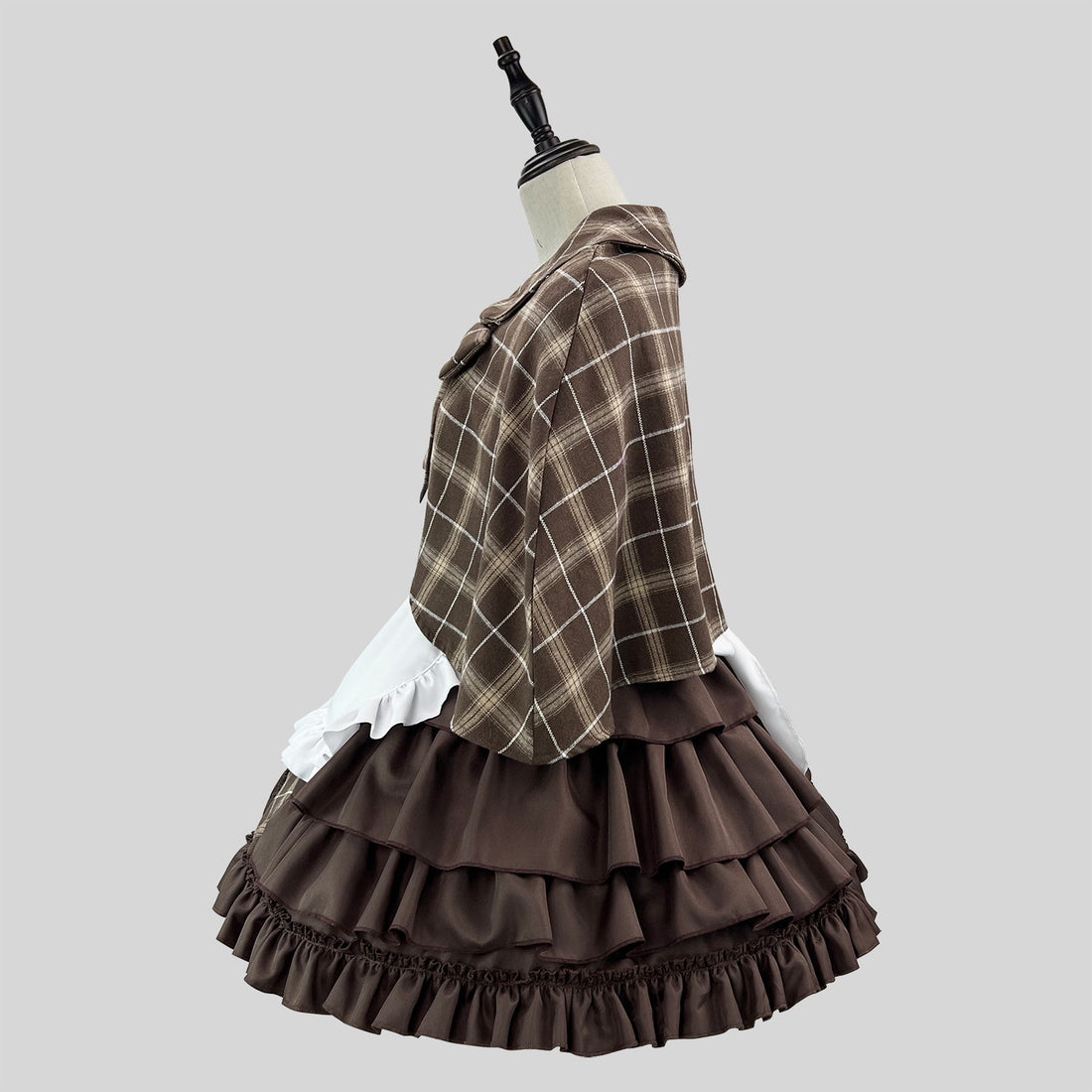 Detective Style Maid Outfit with Wrap Hat Plus Cosplay Costume