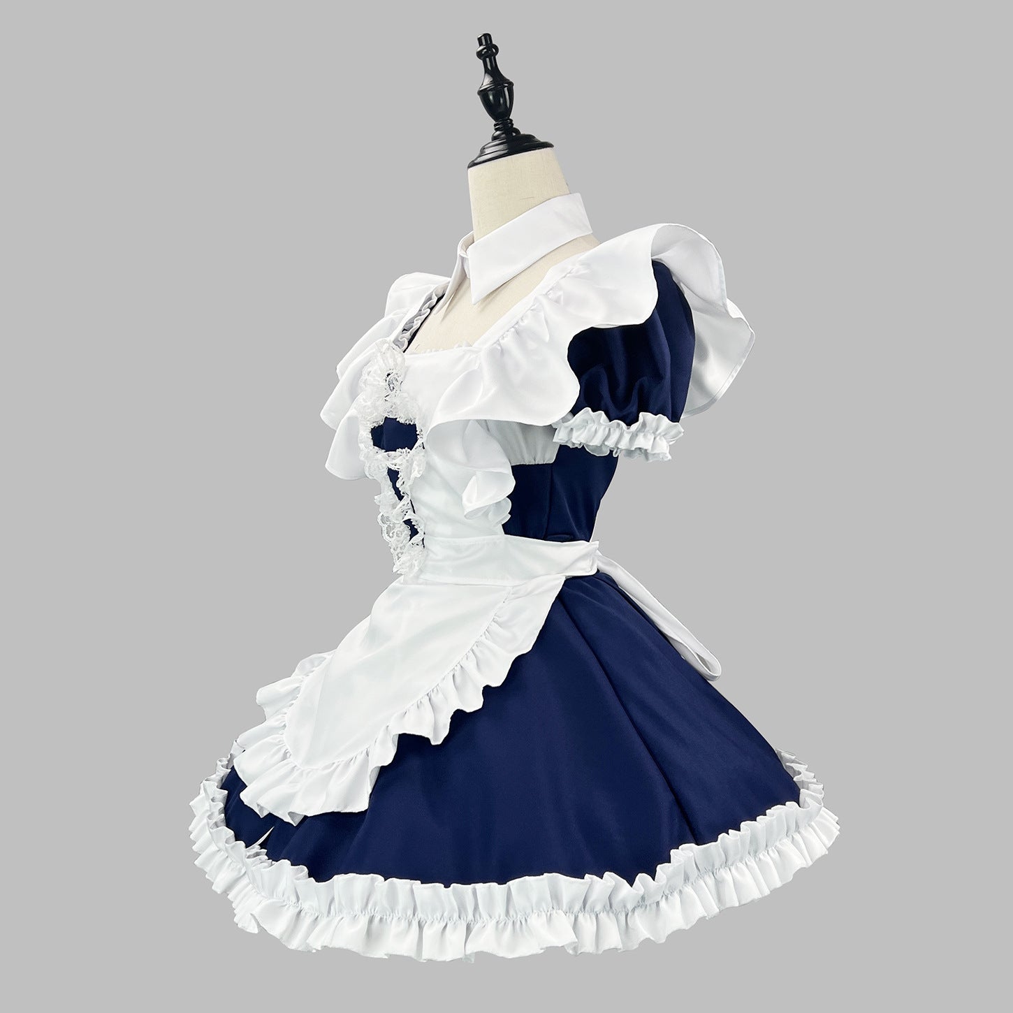 Classic Short Sleeves Maid Outfit Plus Lolita Cosplay Costume