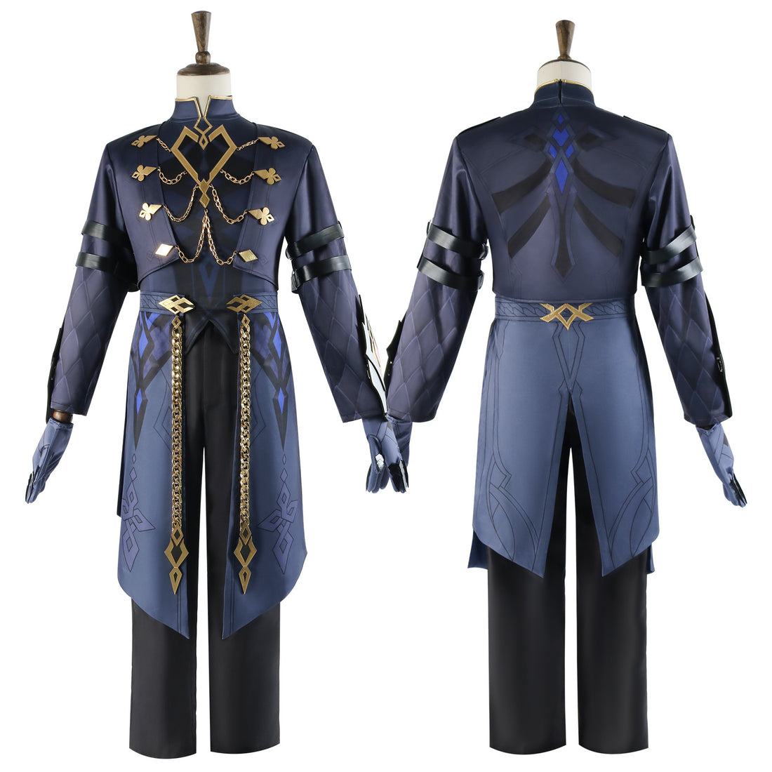 Game Genshin Impact Fatui The Captain Capitano Cosplay Costumes