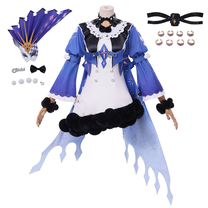 Wuthering Waves Roccia Fool's Troupe Box Stage Cosplay Costumes