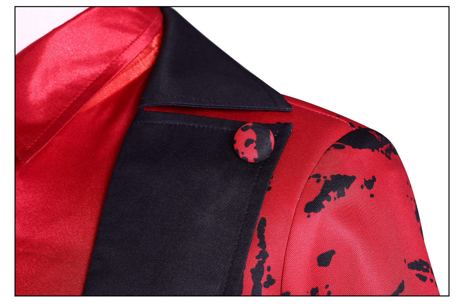 Wednesday 2 Addams Isaac Male Red Night Dress Cosplay Costumes