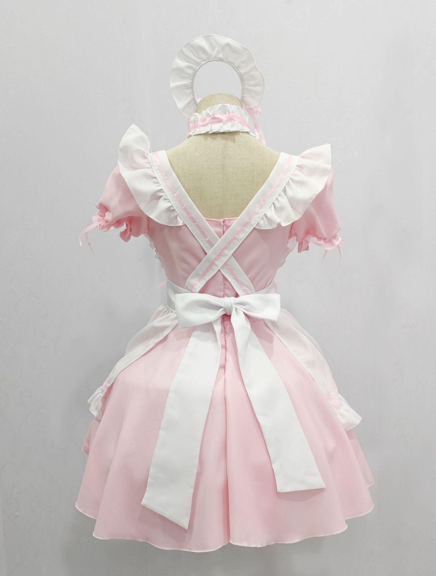Miracle Nikki Pink Maid Outfit Fancy Dress Anime Cosplay Costume