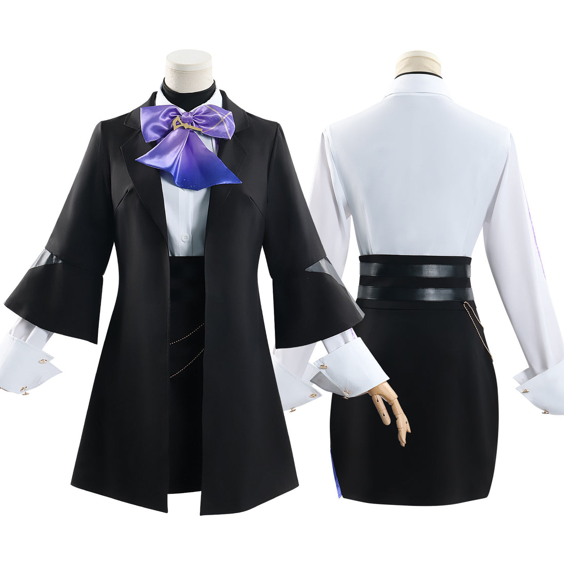 Game Genshin Impact Clorinde X Luckin Coffee Cosplay Costumes