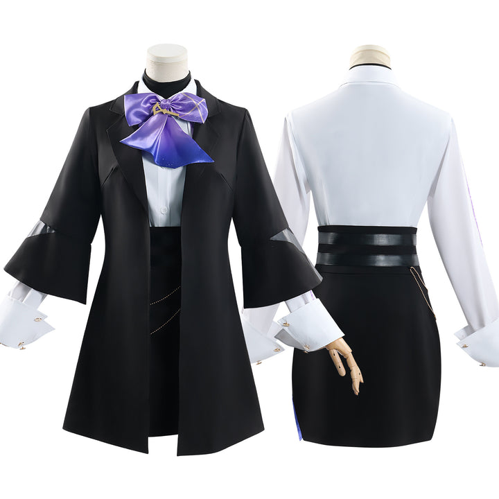 Game Genshin Impact Clorinde X Luckin Coffee Cosplay Costumes