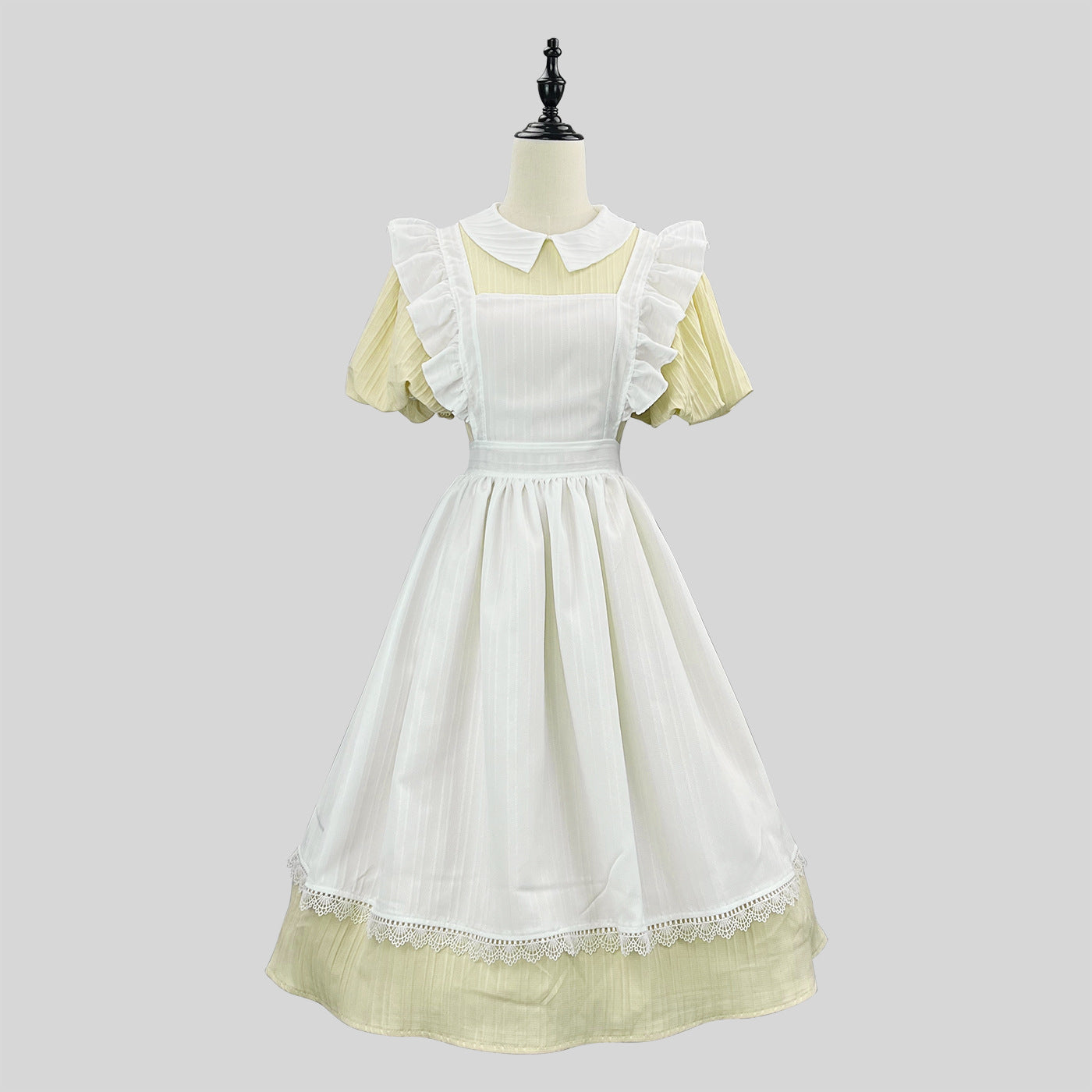 Classic Maid Outfit Long Dress Plus Size Crossdress Cosplay Costume