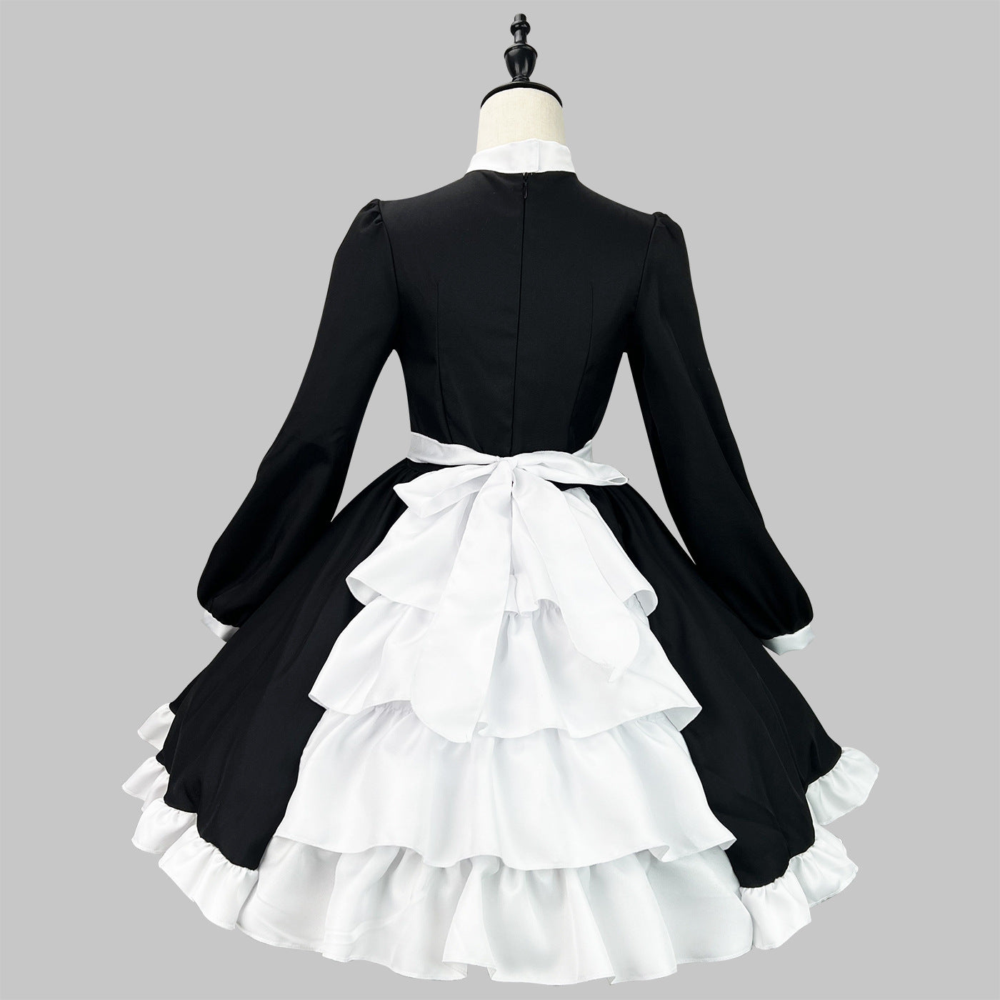 Luxury British Long Sleeves Maid Outfit Plus Cosplay Costume
