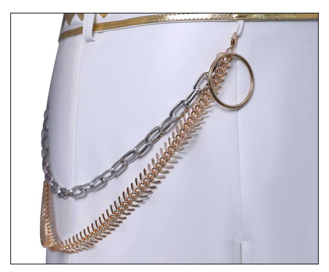 KPop Demon Hunters Zoey White Outfit Adult Kids Cosplay Costumes