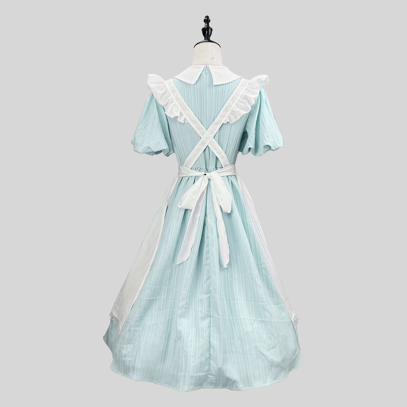 Classic Maid Outfit Long Dress Plus Size Crossdress Cosplay Costume