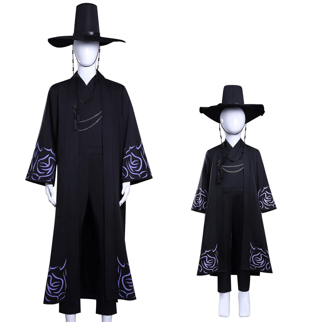 KPop Demon Hunters Saja Boys Qin Yu Adult Kids Cosplay Costumes