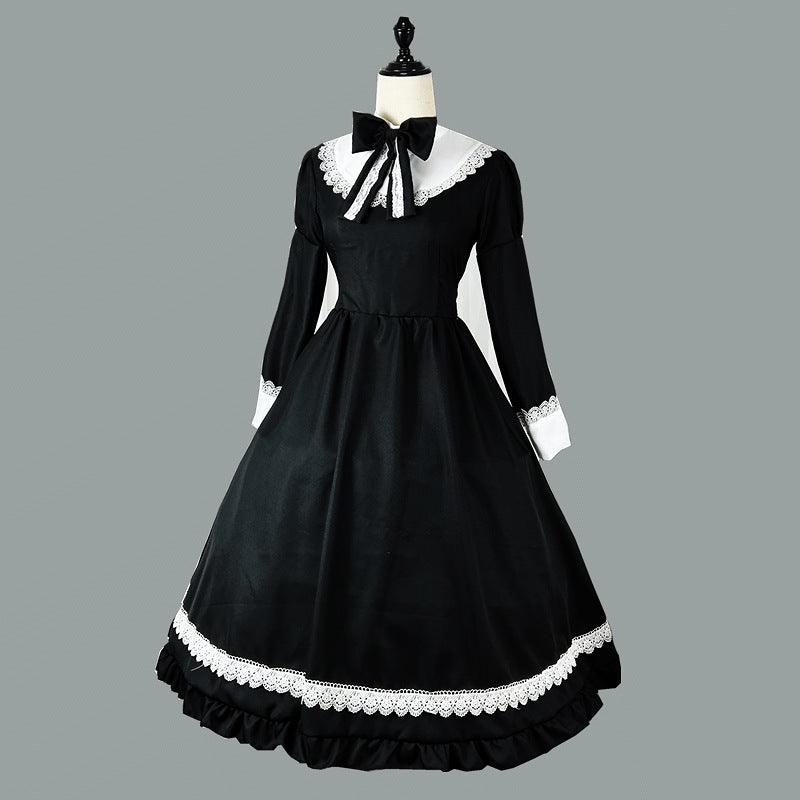 British Aristocratic Long Maid Outfit Plus Fancy Cosplay Costume