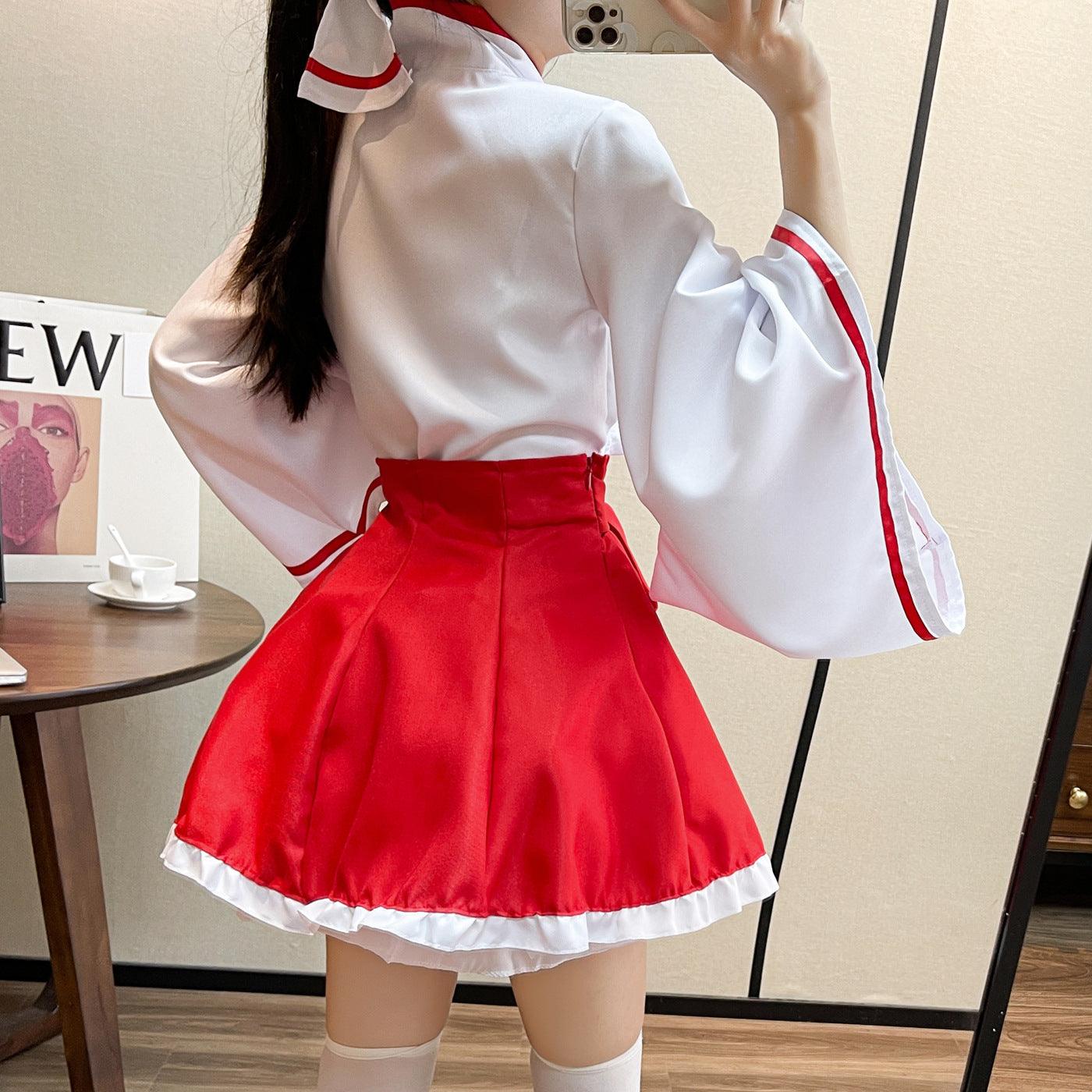 Inu Boku Secret Service Shirakiin Ririchiyo Kimono Maid Outfit Costume