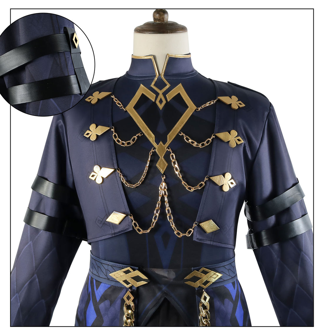 Game Genshin Impact Fatui The Captain Capitano Cosplay Costumes