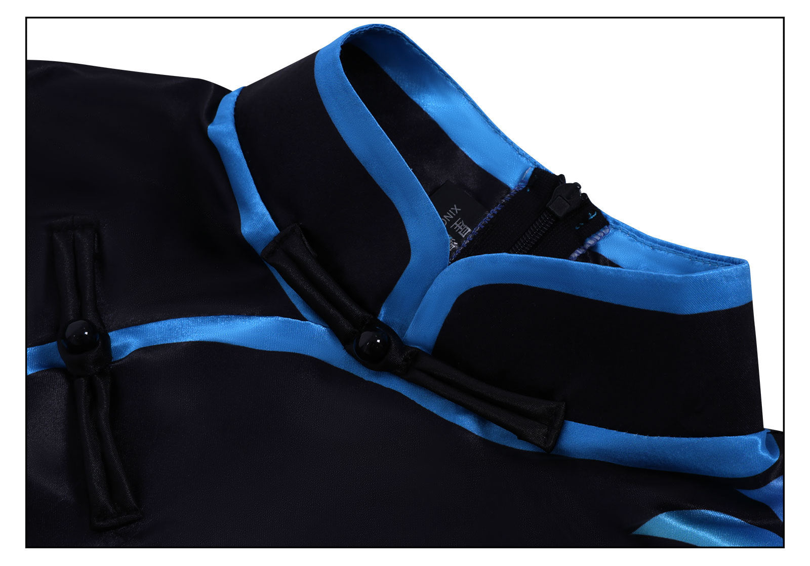 Identity V Antiquarian Qi Shiyi Blue Flame Cheongsam Cosplay Costumes