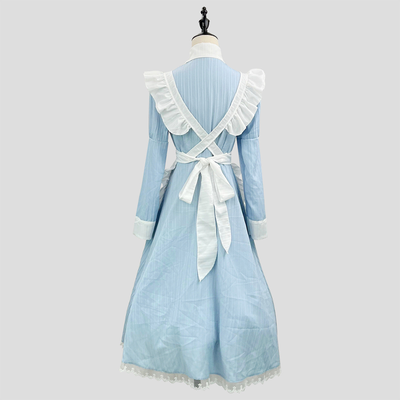 Traditional Britain Long Maid Outfit Plus Dress Cosplay Costume