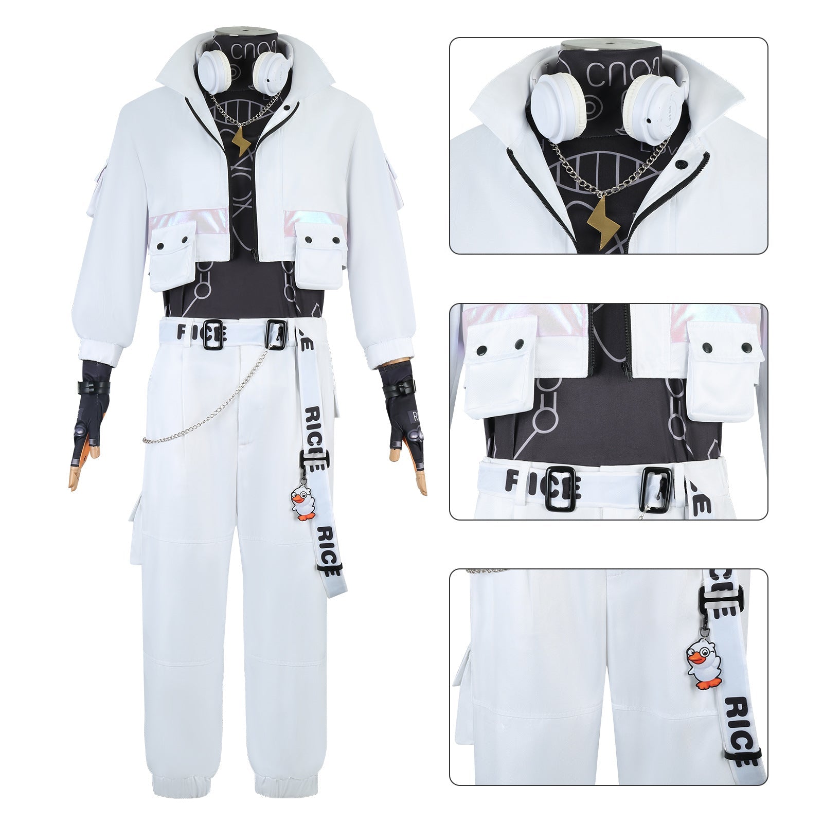 Identity V B.Duck Linkage Prisoner Rice Luca Balsa Cosplay Costume