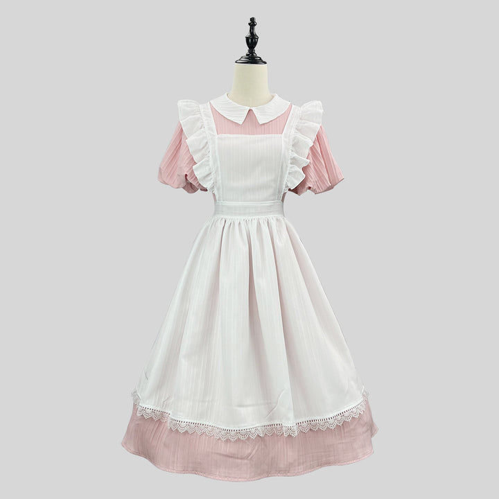 Classic Maid Outfit Long Dress Plus Size Crossdress Cosplay Costume