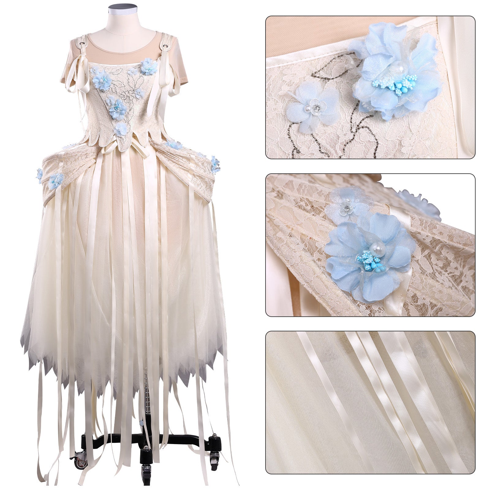 Wednesday 2 Addams Enid Sinclair Gown Dress Adult Kids Cosplay Costumes